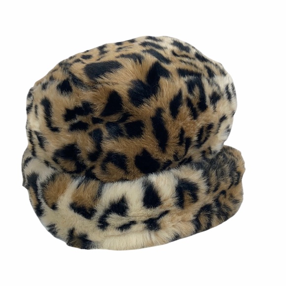 Accessories - Faux Fur Vintage Leopard Hat